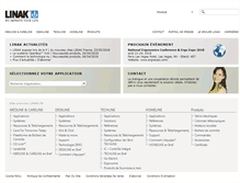 Tablet Screenshot of linak.fr