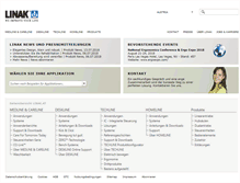 Tablet Screenshot of linak.at
