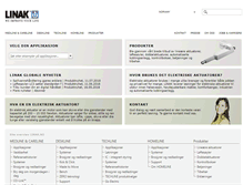 Tablet Screenshot of linak.no