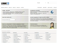 Tablet Screenshot of linak.fi