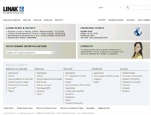 Tablet Screenshot of linak.it